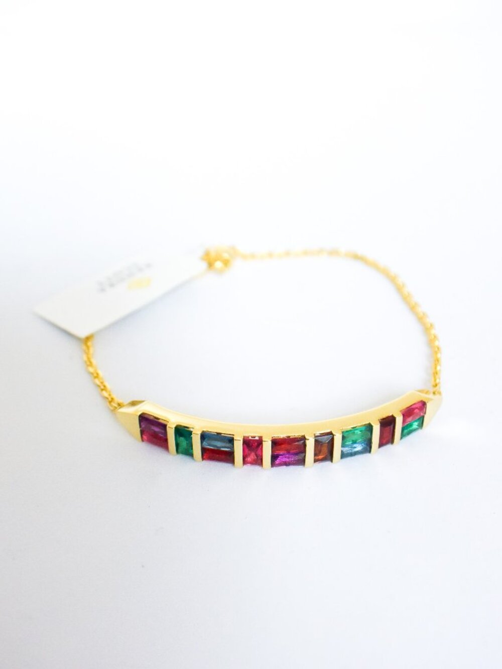 *Kendra Scott* Jamie Gold Delicate Chain Bracelet "Rainbow" - NEW! - (rv: $65!)